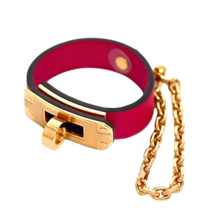 Hermes Globe Holder Pink Gold Hardware Kelly Excellent Condition